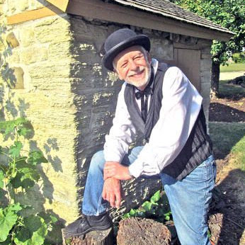 Dan Anderson at the Glen Ellyn Historical Society
